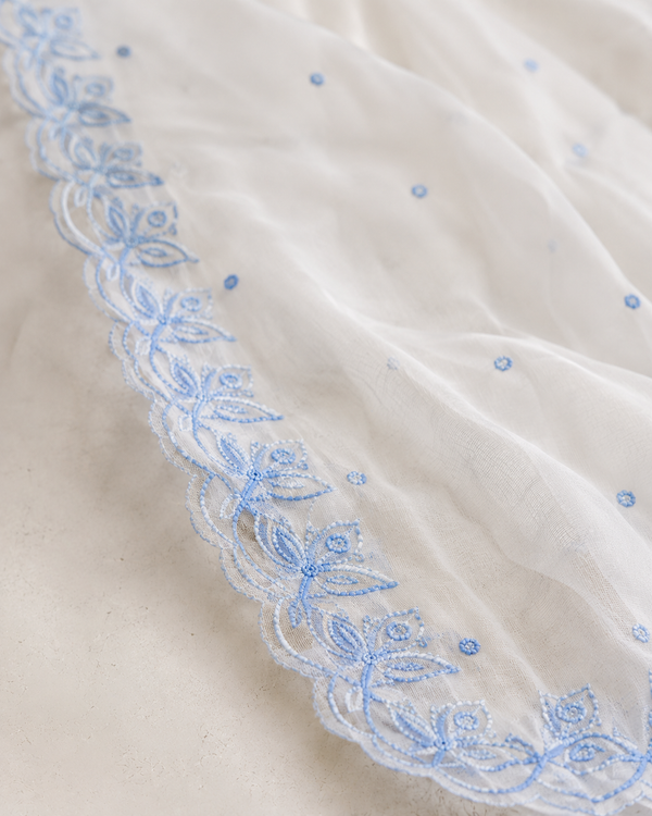 Mul Chandari Unstitched Suit with Dupatta