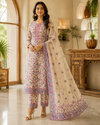Ivory Jamdani Mul Cotton Unstitched Suit
