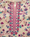 Ivory Jamdani Mul Cotton Unstitched Suit