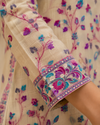 Ivory Jamdani Mul Cotton Unstitched Suit
