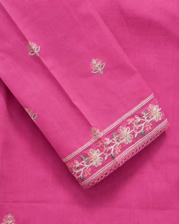 Roman Silk Unstitched Suit with Designer Dupatta