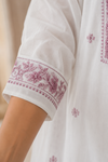 Malchandari Unstitched Suit with Organza Dupatta