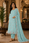 Fancy Unstitched Suit with Hiraniya Silk Dupatta