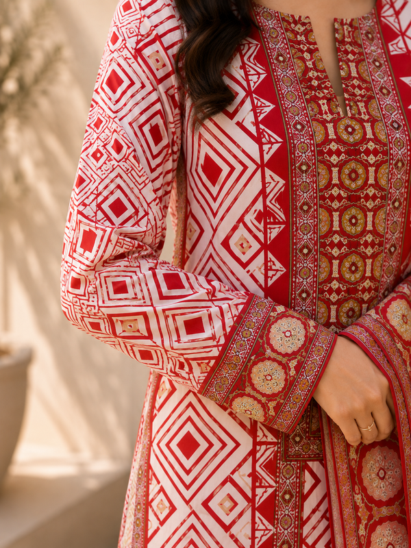 Women's Unstitched Gajji Silk Suit Set with Rayon Bottom & Dupatta – 3 Piece Ethnic Wear
