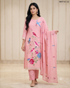Elegant Cotton Kurta Pant Dupatta Set | Party & Casual Wear