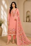 Pastel Embroidered Lawn Suit – Unstitched 3-Piece with Printed Dupatta