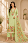 Pastel Embroidered Lawn Suit – Unstitched 3-Piece with Printed Dupatta