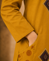 Dhabu Cotton Suit Set with Dupatta