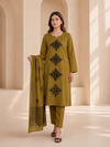 Dhabu Cotton Suit Set with Dupatta