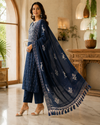 South Cotton Unstitched Suit with Bolero Dupatta