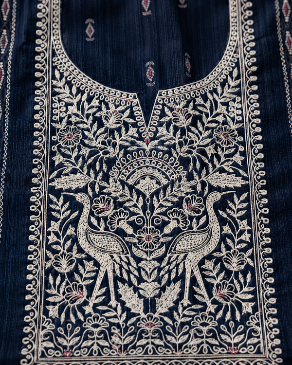 South Cotton Unstitched Suit with Bolero Dupatta