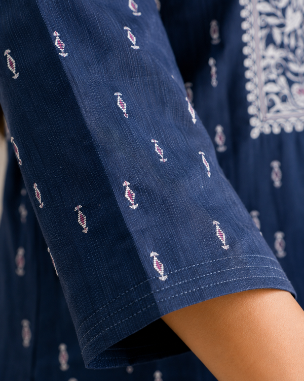 South Cotton Unstitched Suit with Bolero Dupatta