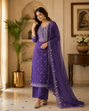 Roman Silk Unstitched Suit with Designer Dupatta