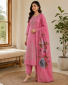 Mal Chanderi Unstitched 3-Piece Suit