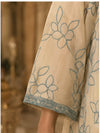 Mal Chanderi Unstitched Suit with Organza Dupatta