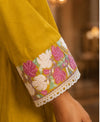 Mal Chandari Unstitched Suit with Organza Dupatta