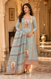 Jaamdani Unstitched Suit with Dupatta