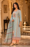 Jaamdani Unstitched Suit with Dupatta