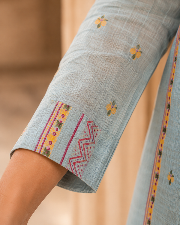 Jaamdani Unstitched Suit with Dupatta