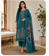 Mal Chanderi Unstitched 3-Piece Suit