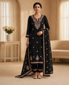 Cream Common Jorjet Top Dupatta