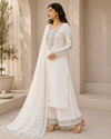 Unstitched Mall to Rayon Embroidered Suit Set with Pant & Dupatta – 3 Piece